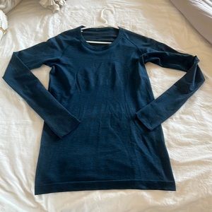 Lulu Lemon Swifty Tech Long Sleeve (Navy Blue)
